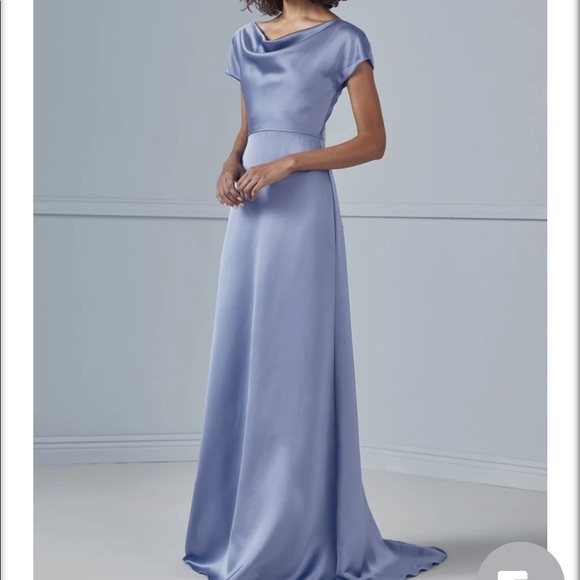 Amsale Dresses & Skirts - Amsale “Marie” Gown (Champagne Satin)
